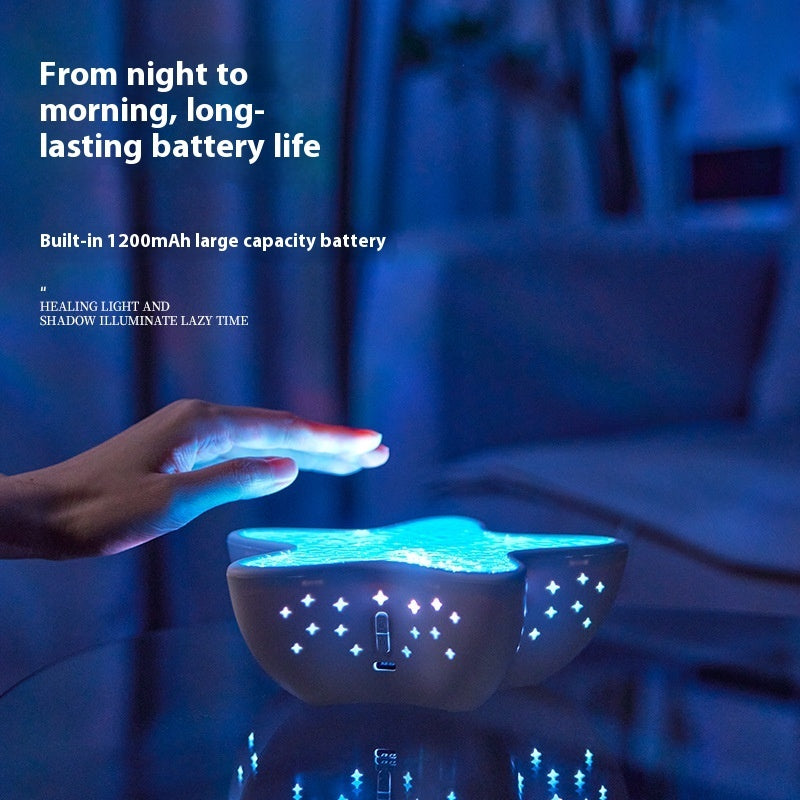 Starfish Projection Lamp Water Ripple Small Night Lamp Bedroom